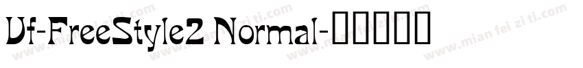 Vf-FreeStyle2 Normal字体转换